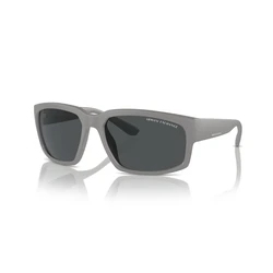 Armani Exchange Unisex Γυαλιά Ηλίου με Γκρι Κοκκάλινο Σκελετό και Γκρι Φακό AX4142SU 818087