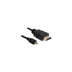 Delock HDMI 1.4 High Speed Cable HDMI male to micro HDMI male 1 m Black (82661)