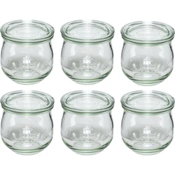 Σετ 6 βάζα WECK Tulip 370ml