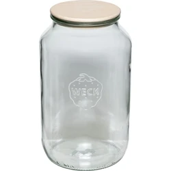 Weck Βάζο Γενικής Χρήσης με Καπάκι Γυάλινο 3000ml