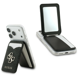 Guess 4G Stand & Mirror MagSafe Wallet Black