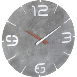 Ρολόι Τοίχου TFA 60.3536.15 Contour concrete Look/ white