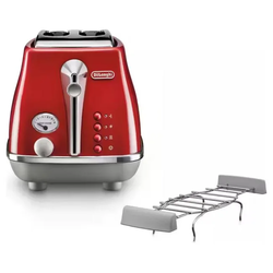 De'Longhi Icona Capitals CTOC2103.R Toaster - Red