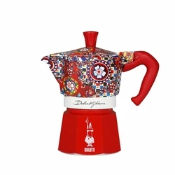 Μπρίκι Espresso Bialetti MOKA D&G Αλουμίνιο Μπακελίτη 3 Kopper 