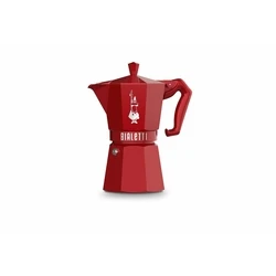 Μπρίκι Espresso Bialetti MOKA EXCLUSIVE Κόκκινο Αλουμίνιο 6 φλιτζάνια 