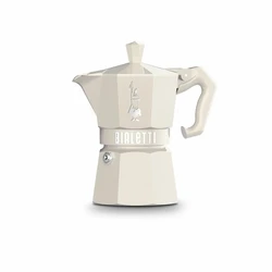 Μπρίκι Espresso Bialetti MOKA EXCLUSIVE CREAM 3T Κρεμ Αλουμίνιο 3 Kopper 