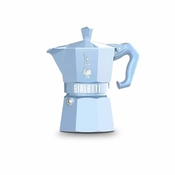 Μπρίκι Espresso Bialetti MOKA EXCLUSIVE Μπλε Αλουμίνιο 3 Kopper 