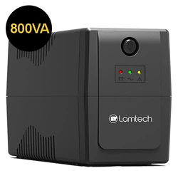UPS Lamtech With AVR 800V,CPU 12V9AH 2 SCHUKO SOCKET