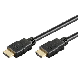 Goobay HDMI 2.0 Premium High Speed 4K 60Hz HDR Cable HDMI male - HDMI male 3m Μαύρο 80104