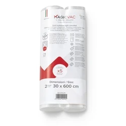 Σακούλες Vacuum MagicVac 2 με Ετικέτα 30 cm x 6 m