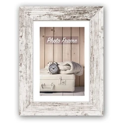 Κορνίζα τοίχου ZEP Nelson 6 white/brown 40x50 Wooden Frame V21546