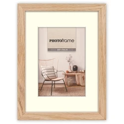 Κορνίζα τοίχου ZEP Malmo natural 20x30/30x40 Wood με Passepartout V4534N