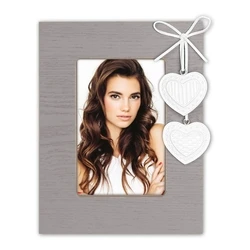 Κορνίζα πορτρέτου & μίνι ZEP Melissa grau 10x15 Holz Portrait NL224G