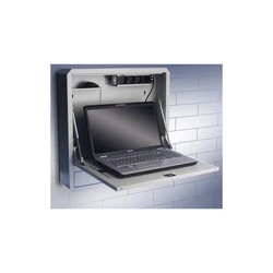 Techly ICRLIM01 - Wall-mounted security cabinet for 19" notebook, grey (RAL7035)