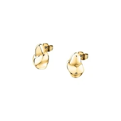 Trussardi Gold Σκουλαρίκια Καρφωτά από Ατσάλι Επιχρυσωμένα TJAXA18