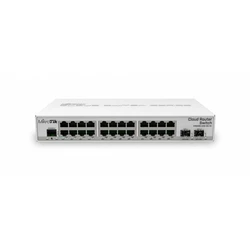 Network Switch Mikrotik 24xgbe 2xsfp+ Crs326-24g-2s+I