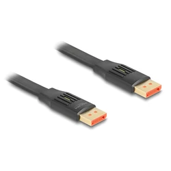 Καλώδιο Displayport Delock 81006, Flat, 8K/60Hz 32.4 Gbps Hdr, 2M, Μαύρο