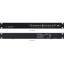 Ubiquiti EdgeSwitch ES-24-250W 24+2P PoE+ Διαχειριζόμενος Switch 24 Θύρες Gigabit, 2 SFP, 250W PoE
