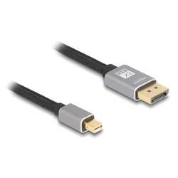 Καλώδιο Mini Displayport Delock Σε Displayport 81091, 8K/60Hz, 32.4 Gbps, 1M, Μαύρο