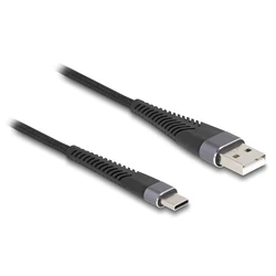 Delock USB 2.0 Cable USB-C male - USB-A 60W Μαύρο 3m 81123