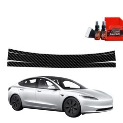GrizzGlass BodyShield Carbon boot sill film for Tesla Model 3 (2021-2025)