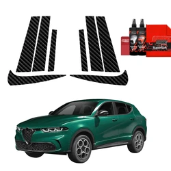 GrizzGlass BodyShield Carbon pillar film for Alfa Romeo Tonale (2022-2025) [8in1]