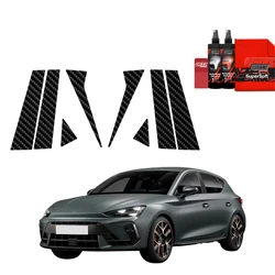 GrizzGlass BodyShield Carbon pillar film for Cupra Leon Sportstourer (2024-2025) [8in1]