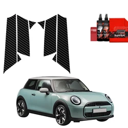 GrizzGlass BodyShield Carbon pillar film for Mini Cooper S (2023-2025) [8in1]