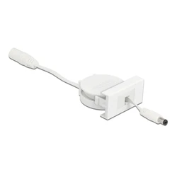 Καλώδιο Delock τροφοδοσίας Easy 45 81377, ανασυρόμενο 50cm, λευκό