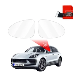 GrizzGlass ZeroDrop Rain-repellent mirror film for Porsche Macan (2024-2025)