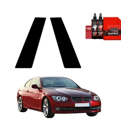 GrizzGlass BodyShield Black pillar film for BMW 3 E92 Coupe LCI (2010-2013) [2in1]