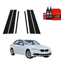 GrizzGlass BodyShield Carbon pillar film for BMW 3 F30 Sedan LCI (2015-2018) [6in1]