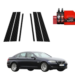 GrizzGlass BodyShield Carbon pillar film for BMW 5 F10 Sedan PreLCI (2010-2012) [6in1]