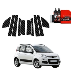 GrizzGlass BodyShield Carbon pillar film for Fiat Panda 3 Hatchback 5D (2011-2016) [10in1]