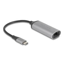 Αντάπτορας Δικτύου USB Delock 81570, USB-C, 5Gbps Ethernet, ασημί