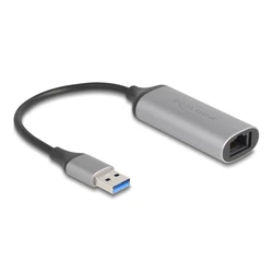 Αντάπτορας Δικτύου USB Delock 81571, 5Gbps Ethernet, ασημί