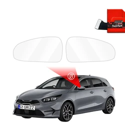GrizzGlass ZeroDrop Rain-repellent mirror film for Kia Ceed (2018-2025)