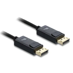 Delock Cable DisplayPort male - DisplayPort male 2m Μαύρο (81672)