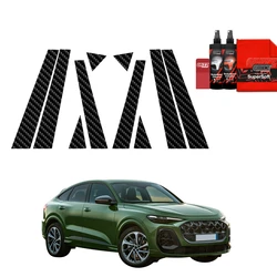 GrizzGlass BodyShield Carbon pillar film for Audi Q5 Sportback (2025) [10in1]