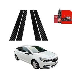 GrizzGlass BodyShield Carbon pillar film for Opel Astra K Facelift (2019-2022) [4in1]