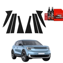 GrizzGlass BodyShield Carbon pillar film for Ford Explorer EV (2024-2025) [8in1]