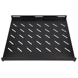 Ράφι Για Καμπίνα Δικτύου Extralink Shelf 1U 500mm Black 19-inches
