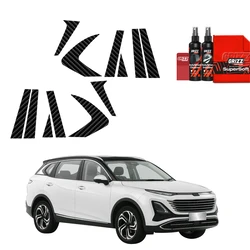 GrizzGlass BodyShield Carbon Car Pillars Protective Film Bestune T90 (2023-2026) [12in1]