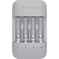 Φορτιστής Μπαταριών Varta Eco Charger Pro Recycled USB για 4 Μπαταρίες Ni‑MH (AA/AAA)