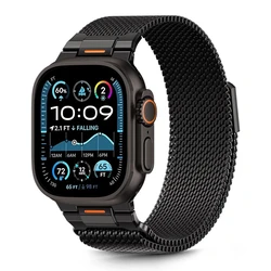 Tech-Protect Milano Vanguard Apple Watch 8 / 9 / 10 / 11 / SE / Ultra (44 / 45 / 46 / 49mm) Black