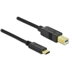 Καλώδιο USB-C Delock σε USB Type B 83330, 2m, μαύρο