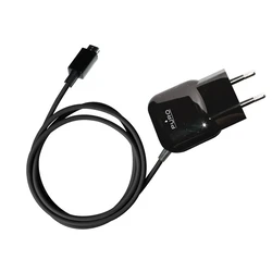 PURO Mini Travel Charger with a cable Micro USB (black)