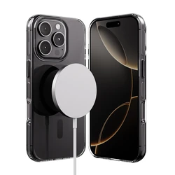 Crong Clear MAG Pro Apple iPhone 16 Pro MagSafe (black)