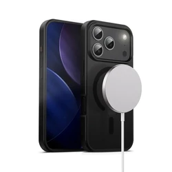 Crong Hybrid Frost MAG Cover MagSafe Apple iPhone 17 Pro (black)