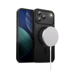 Crong Hybrid Frost MAG Cover MagSafe Apple iPhone 17 Pro Max (black)